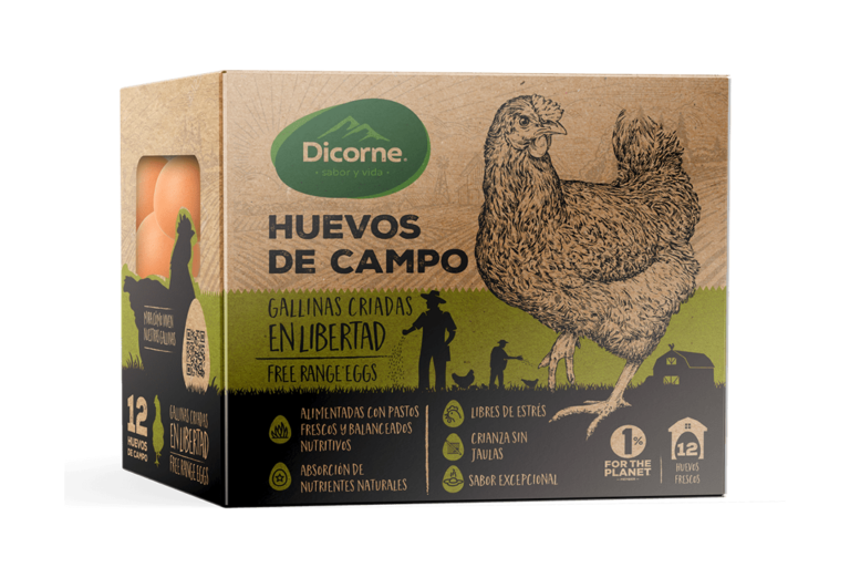 Caja 12 huevos